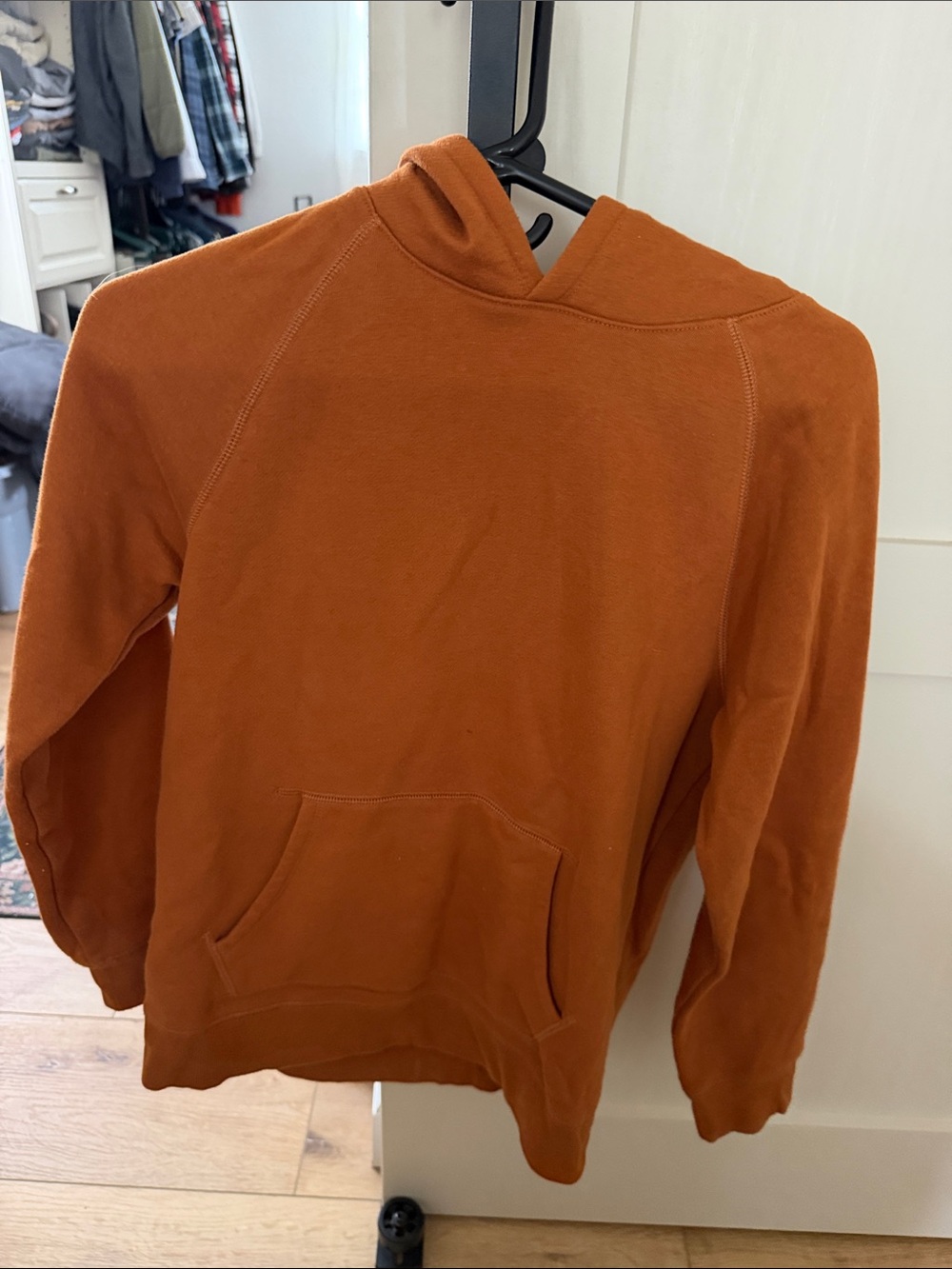 Amazon Essentials Rust Orange Kids Hoodie Sweatshirt
